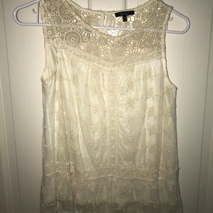 White formal top